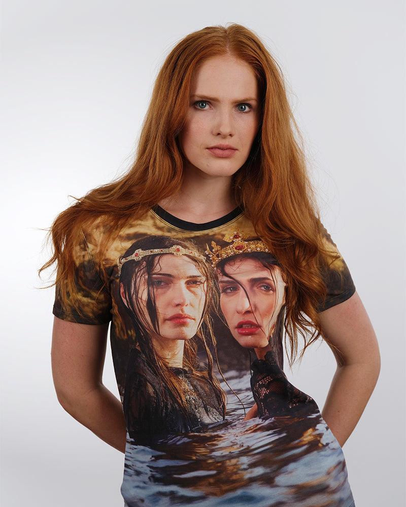 Allover Print Shirt "The Hidden" (The Queen Series)